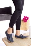 Orthopedic Pad Navy Blue Women's Shoes